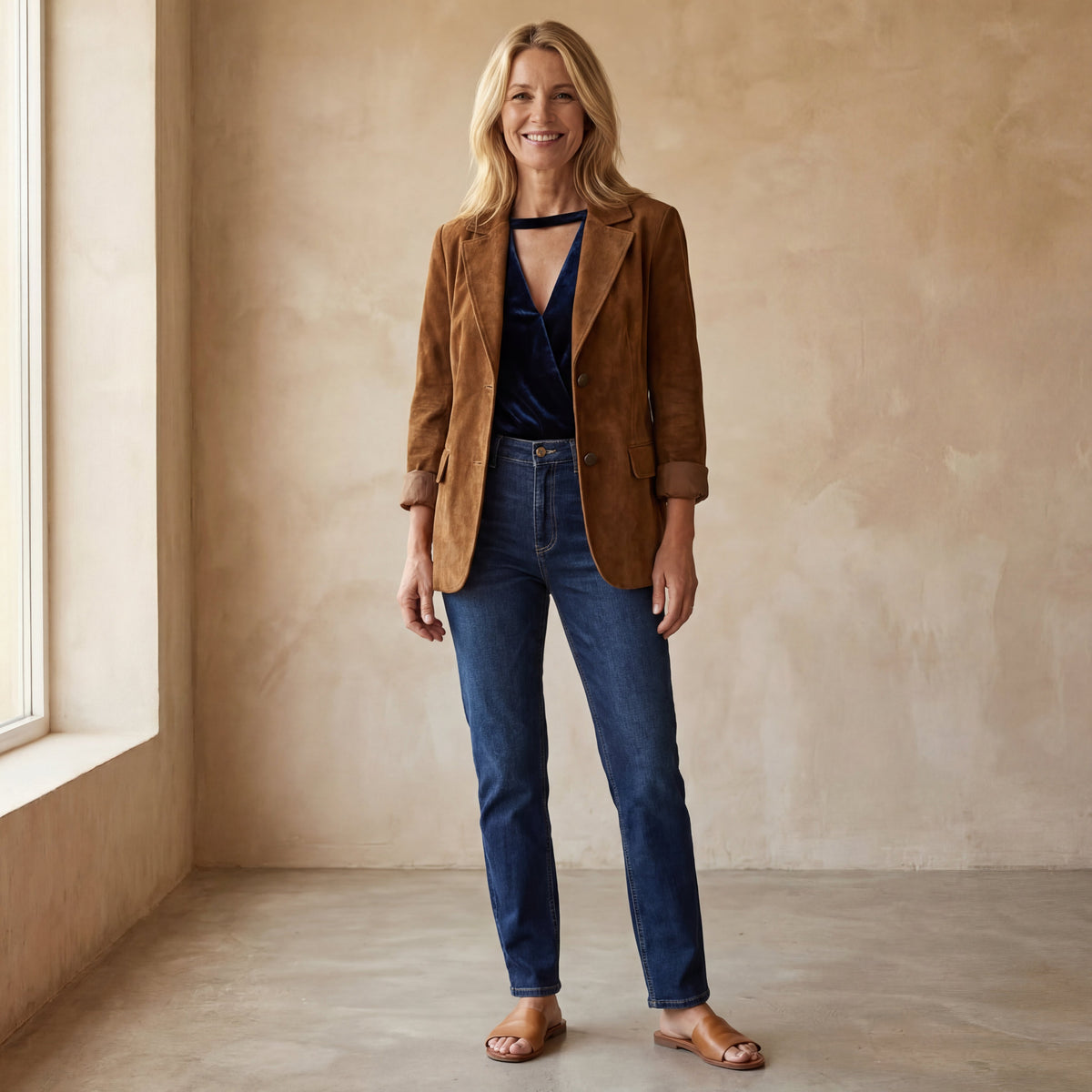 BALANIA - Velvet Blazer