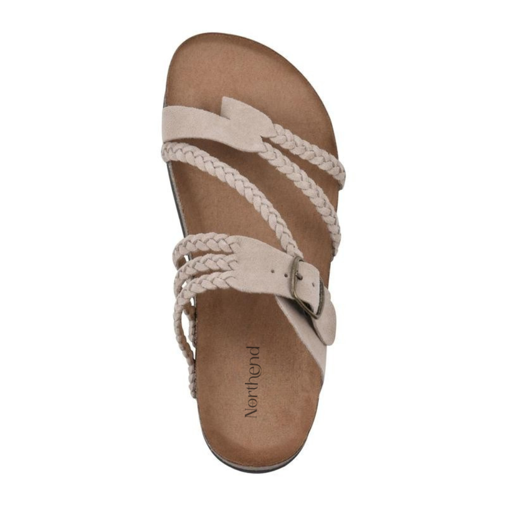 Hayleigh Braided Cork Sandals –