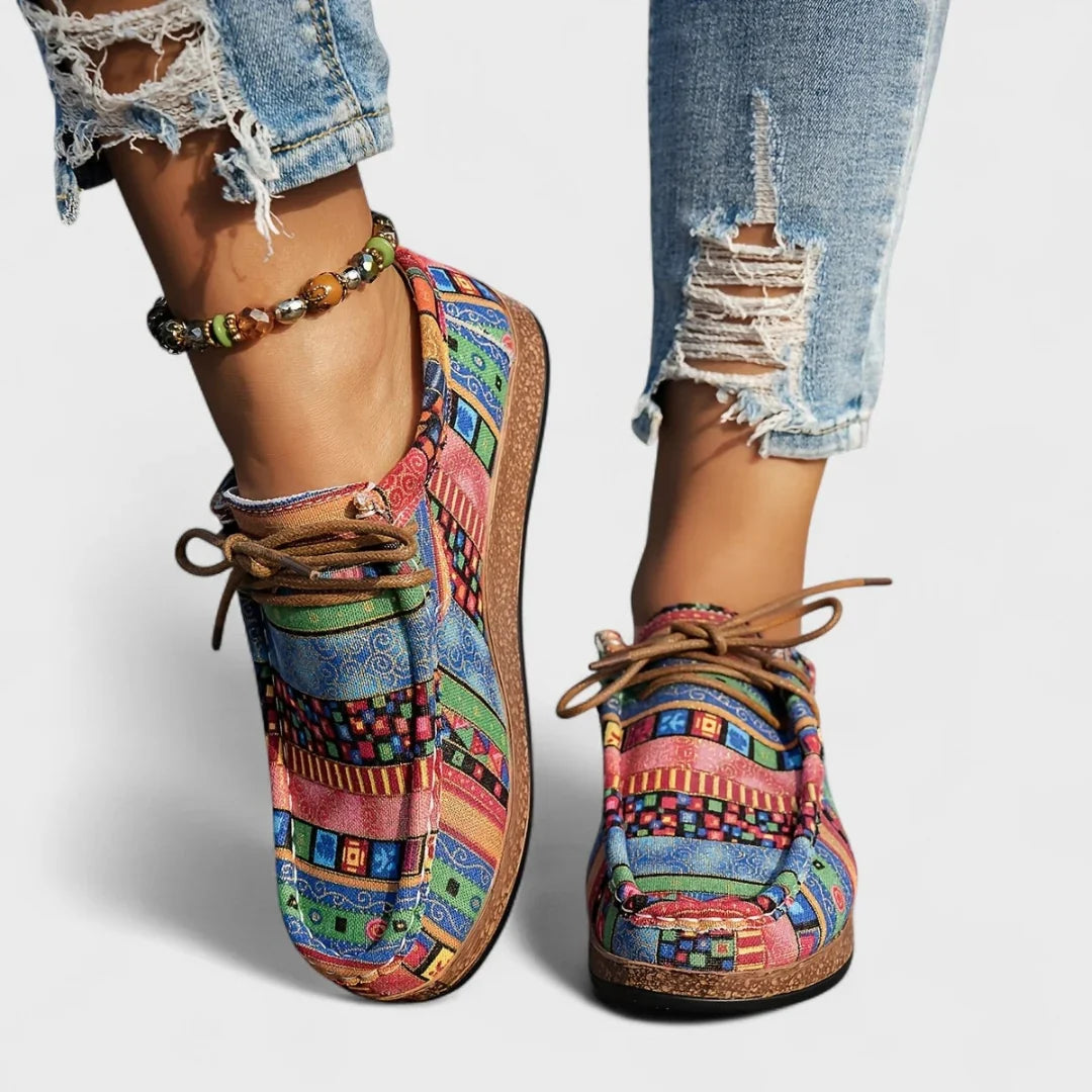 Rebecca | Comfortable Patterned Sneakers