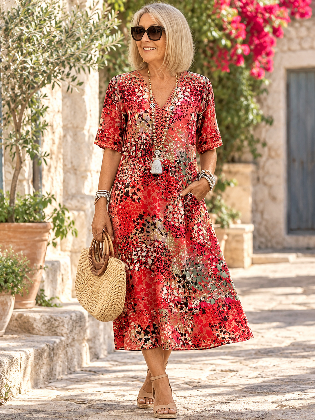 Jessica™ Effortless Midi Dress