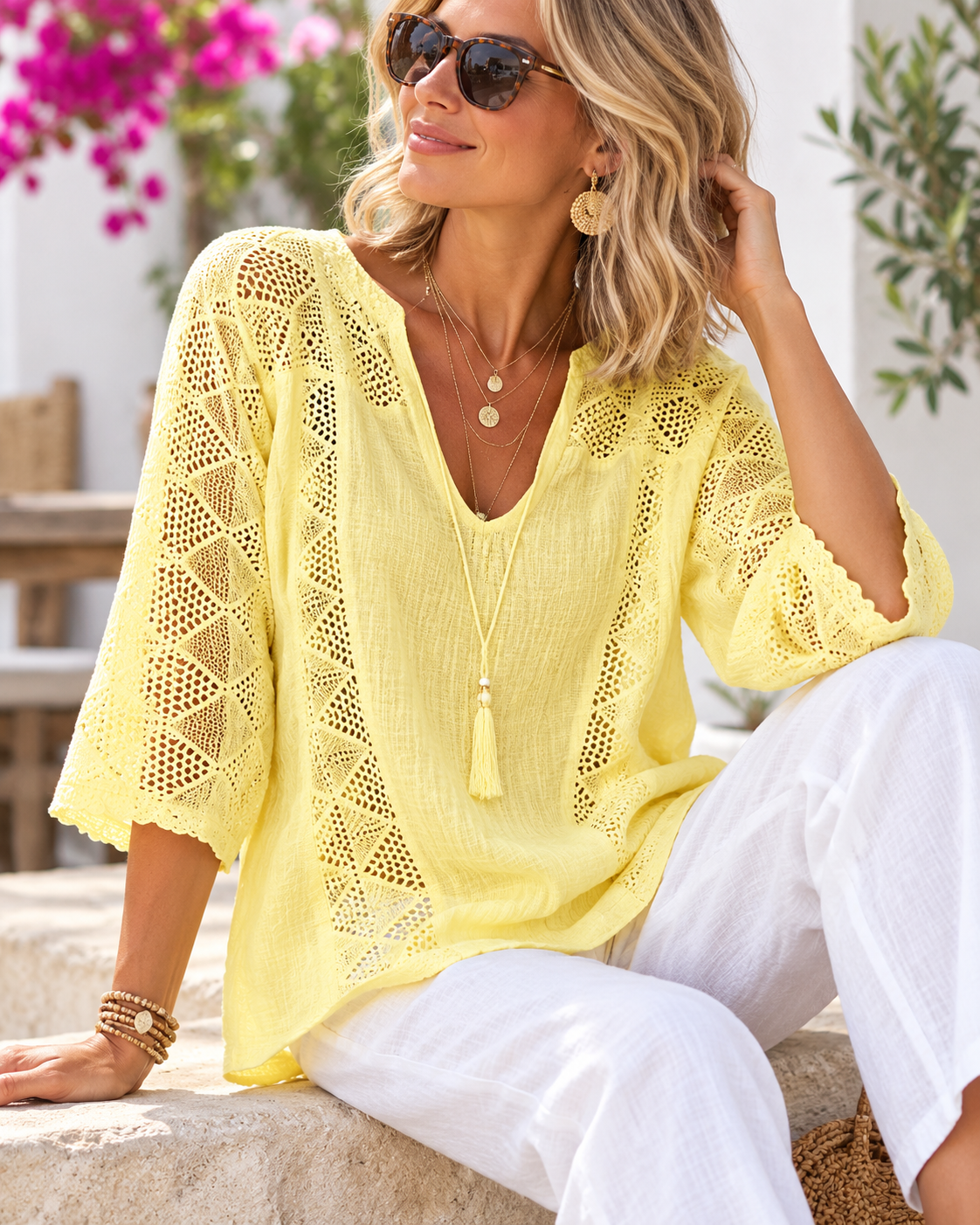 Luna | Breezy Cotton Blouse